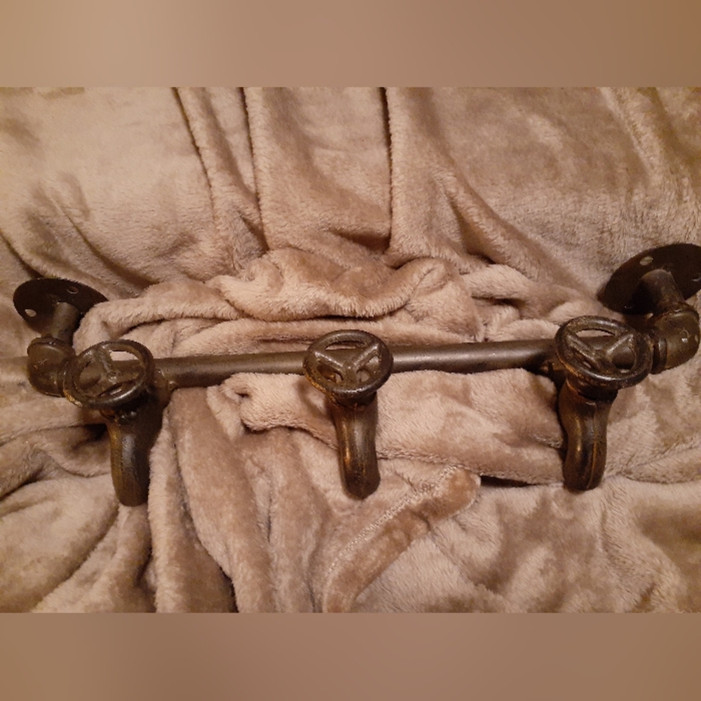 Funky Metal Faucets coat hanger